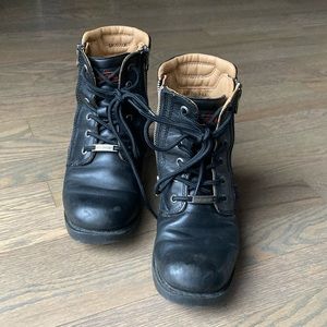 Harley Davidson Leather Lace-Ups